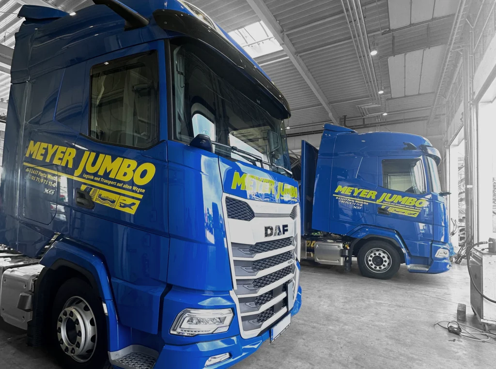 LKW-Flottenbeschriftung für eine Spedition Rinteln