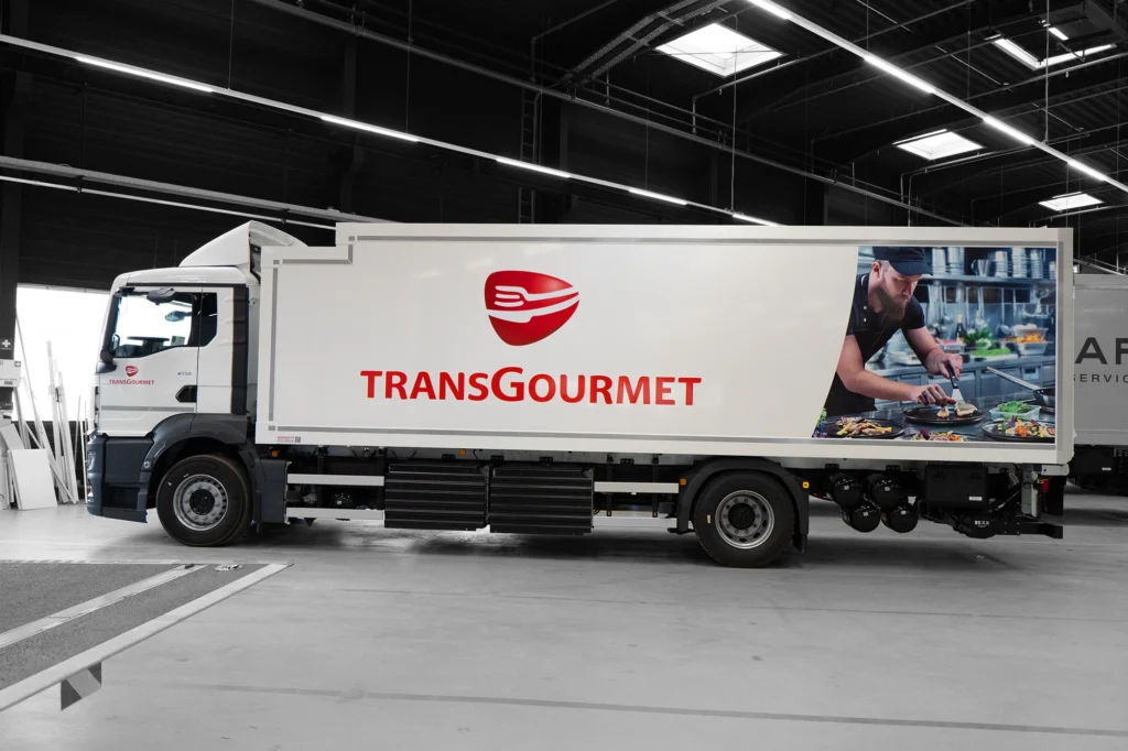 LKW Flottenbeschriftung für einen Großhändler Deutschland